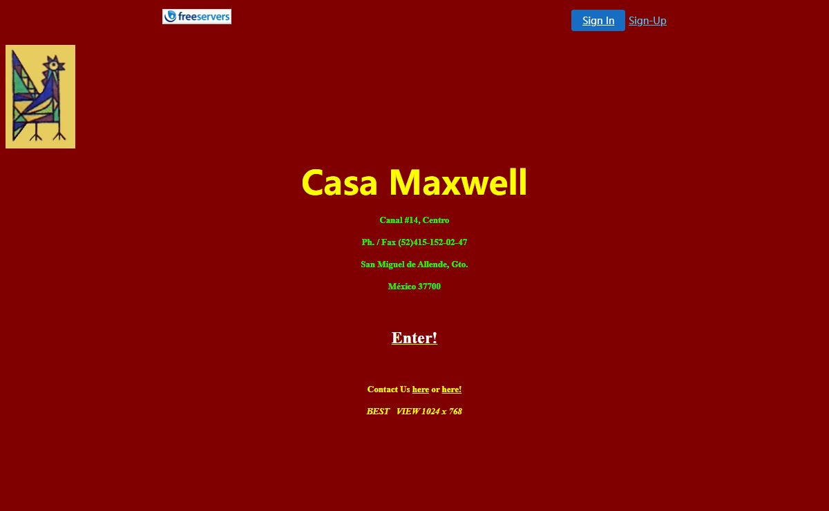 Casa Maxwell