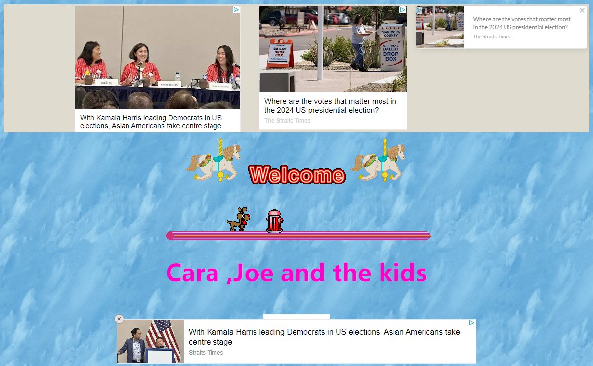 Cara ,Joe and the kids