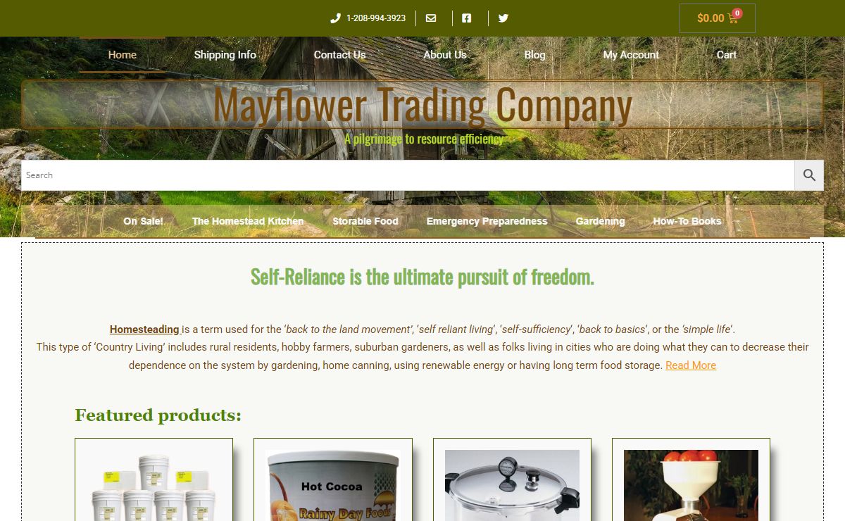 Home - Mayflower Trading Company