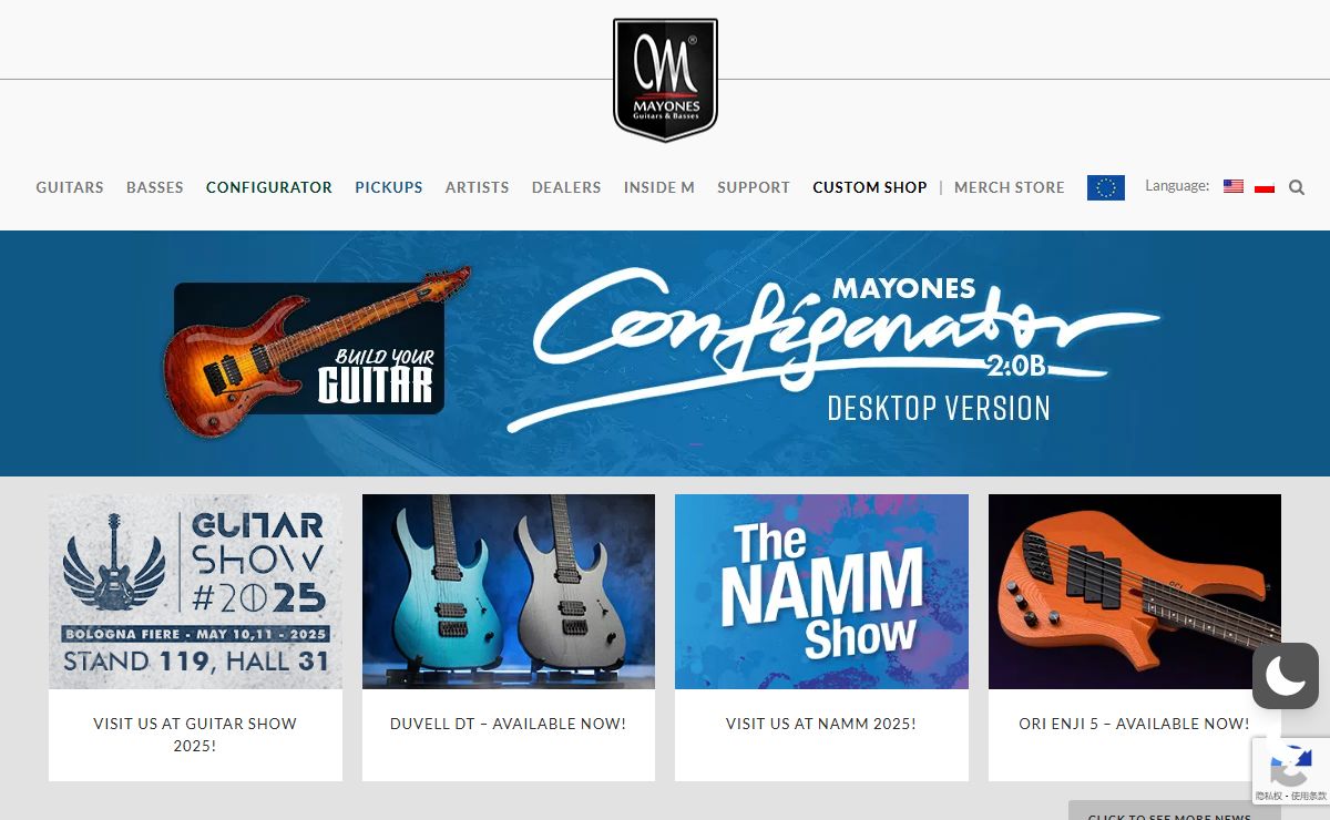 Mayones Guitars & Basses