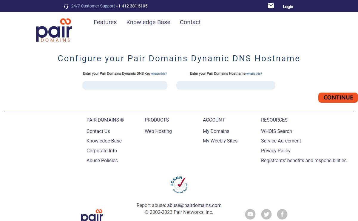 Pair Domains - Dynamic DNS