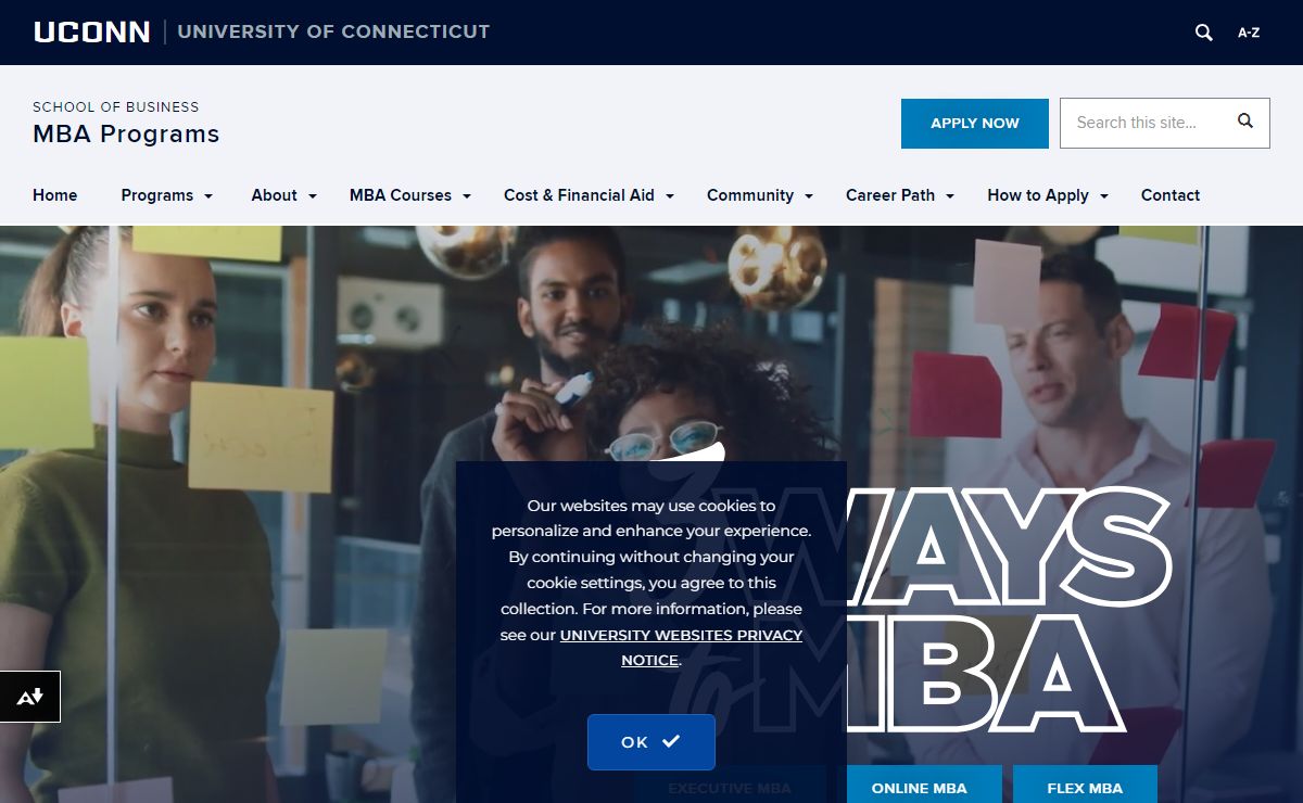 UConn MBA Programs | Top - Ranked | Fast & Flexible