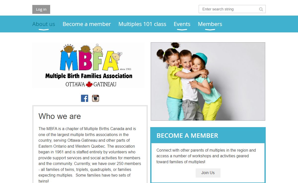 Multiple Birth Families Association - About us