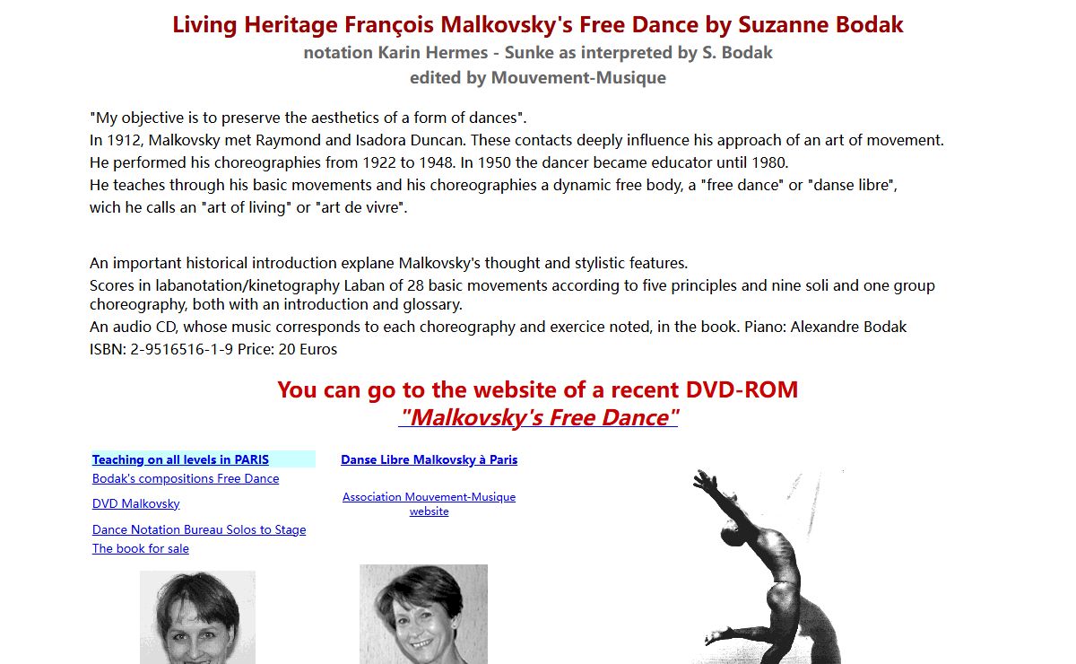 Malkovsky's Free Dance or Danse Libre by Bodak and Hermes-Sunke