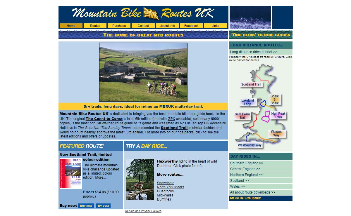 Mountain Bike Routes UK