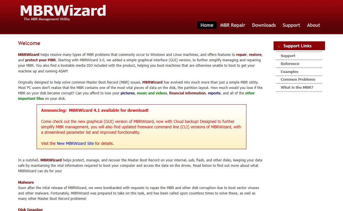 MBRWizard! - The MBR Management Utility