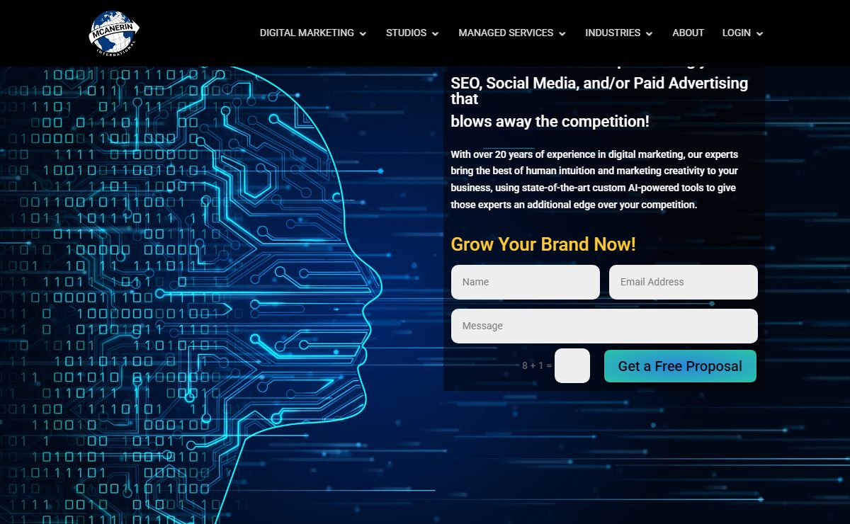 Digital Marketing, Creative Media, Managed Service Provider | McAnerin International | Digital Marketing Agency