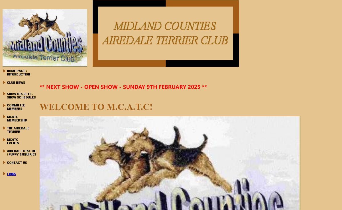 MIDLAND COUNTIES AIREDALE TERRIER CLUB
