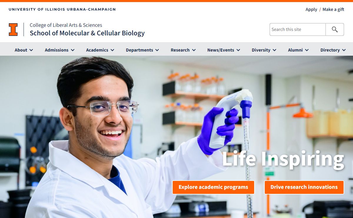 Homepage | School of Molecular & Cellular Biology | UIUC