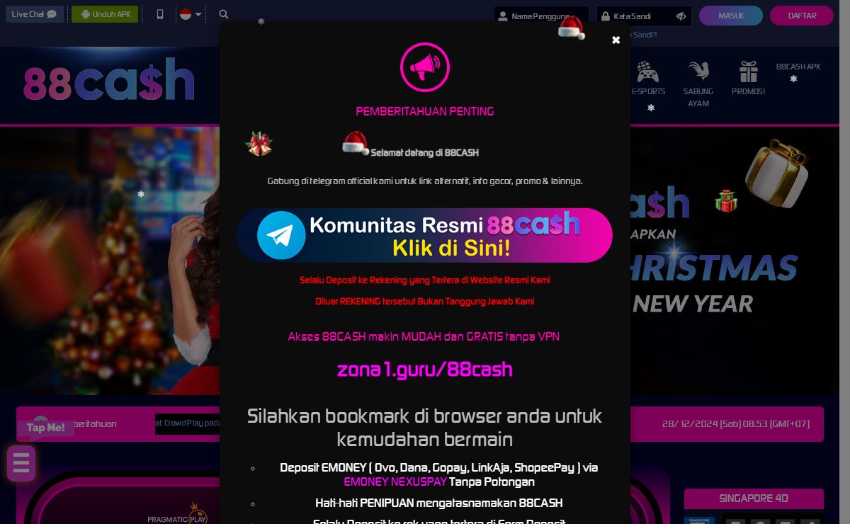 88CASH: Situs Judi Slot Online & Slot Gacor Hari Ini Slot88 Kemenangan 100%