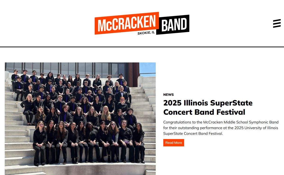 McCracken Middle School Band – (Skokie, IL)