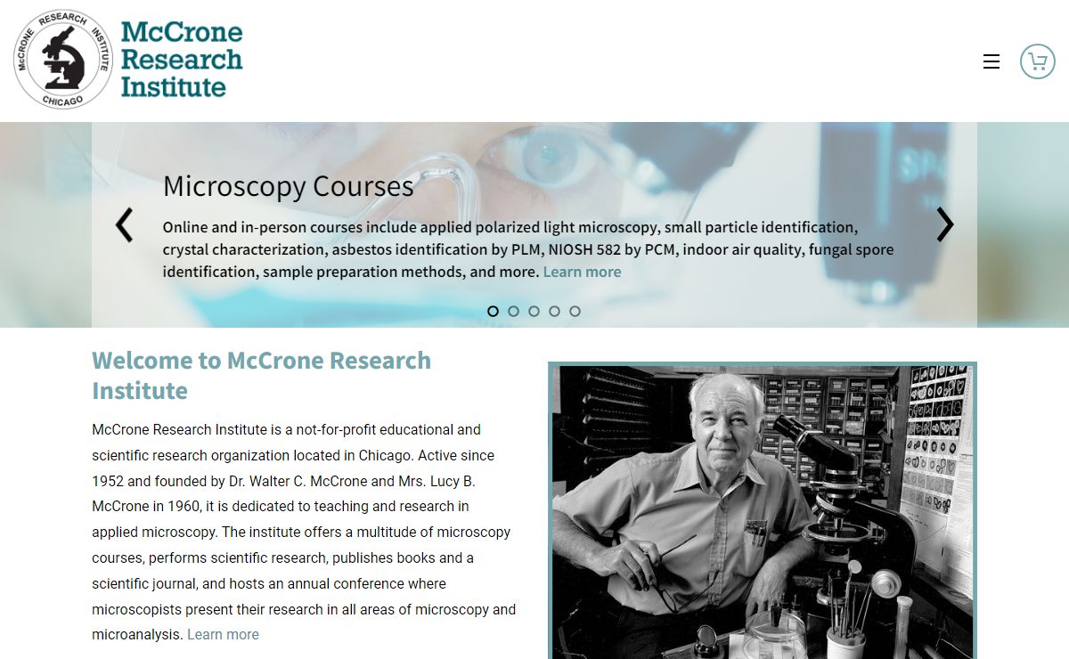 McCrone Research Institute | McCrone Research Institute, Inc.