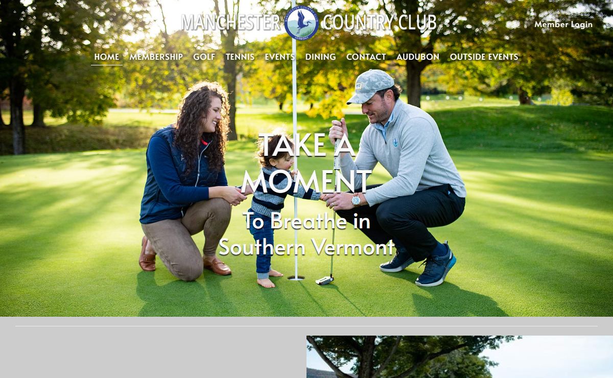 Manchester Country Club - A private golf club in Southern Vermont with tennis and events facility | Manchester Country Club - VT