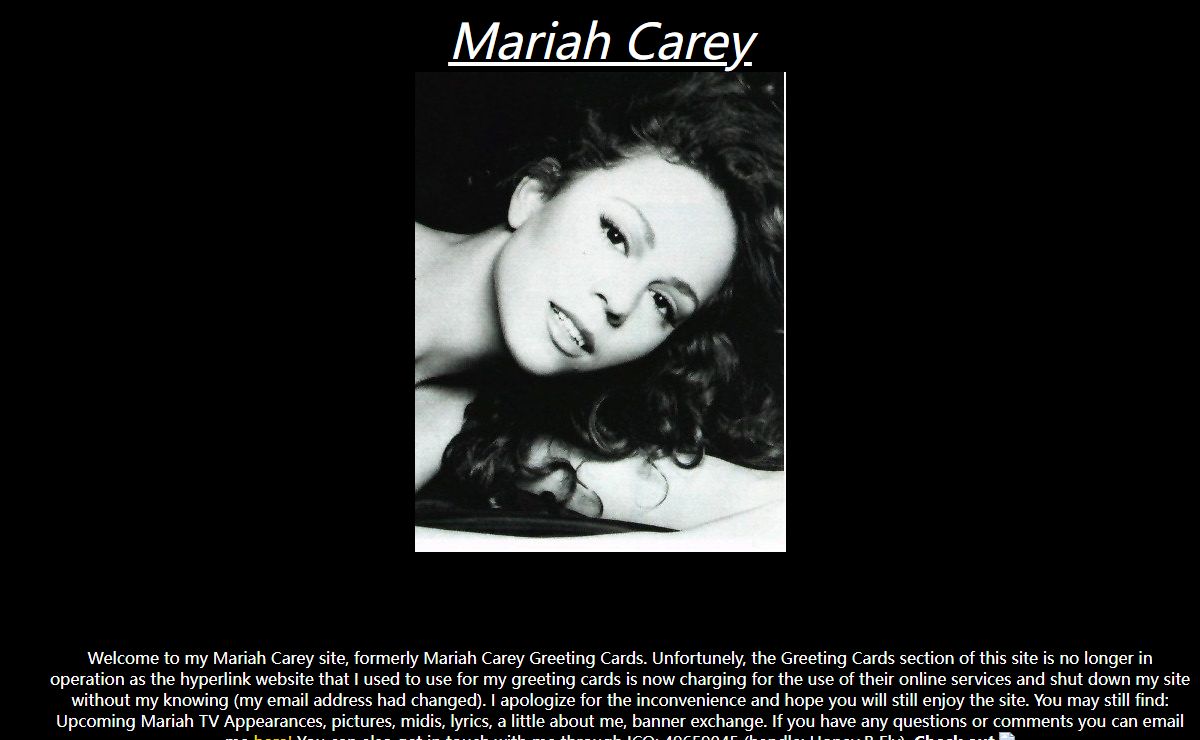 Mariah Carey, Greeting Cards