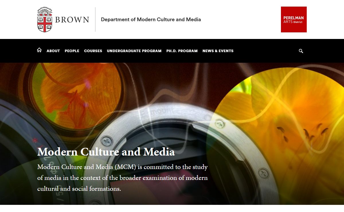 Modern Culture and Media | Brown University
