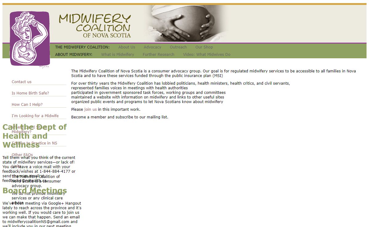Midwifery Coalition of Nova Scotia