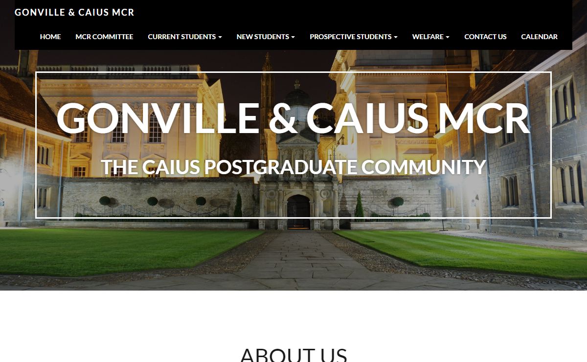 Gonville & Caius MCR – Gonville & Caius Graduate Union