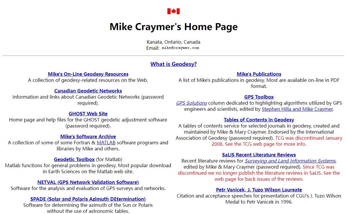 Mike Craymer's Home Page
