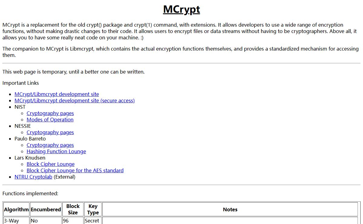 MCrypt