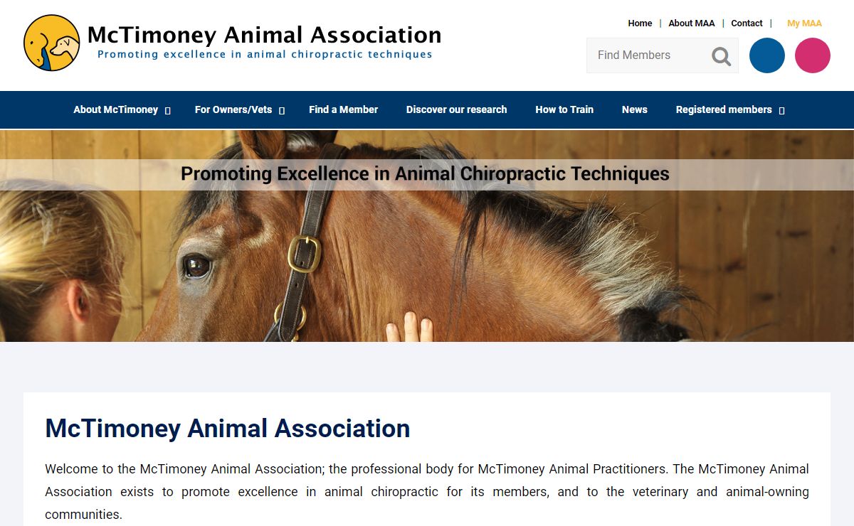 McTimoney Animal Association - McTimoney Animal Association : McTimoney Animal Association
