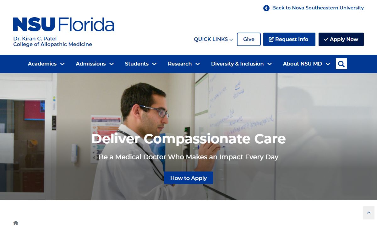 NSU Medical School | Nova Southeastern University | Nova Southeastern University