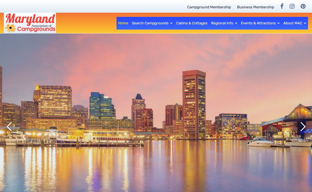 Maryland Camping and RV Park Directory | Maryland Association of Campgrounds