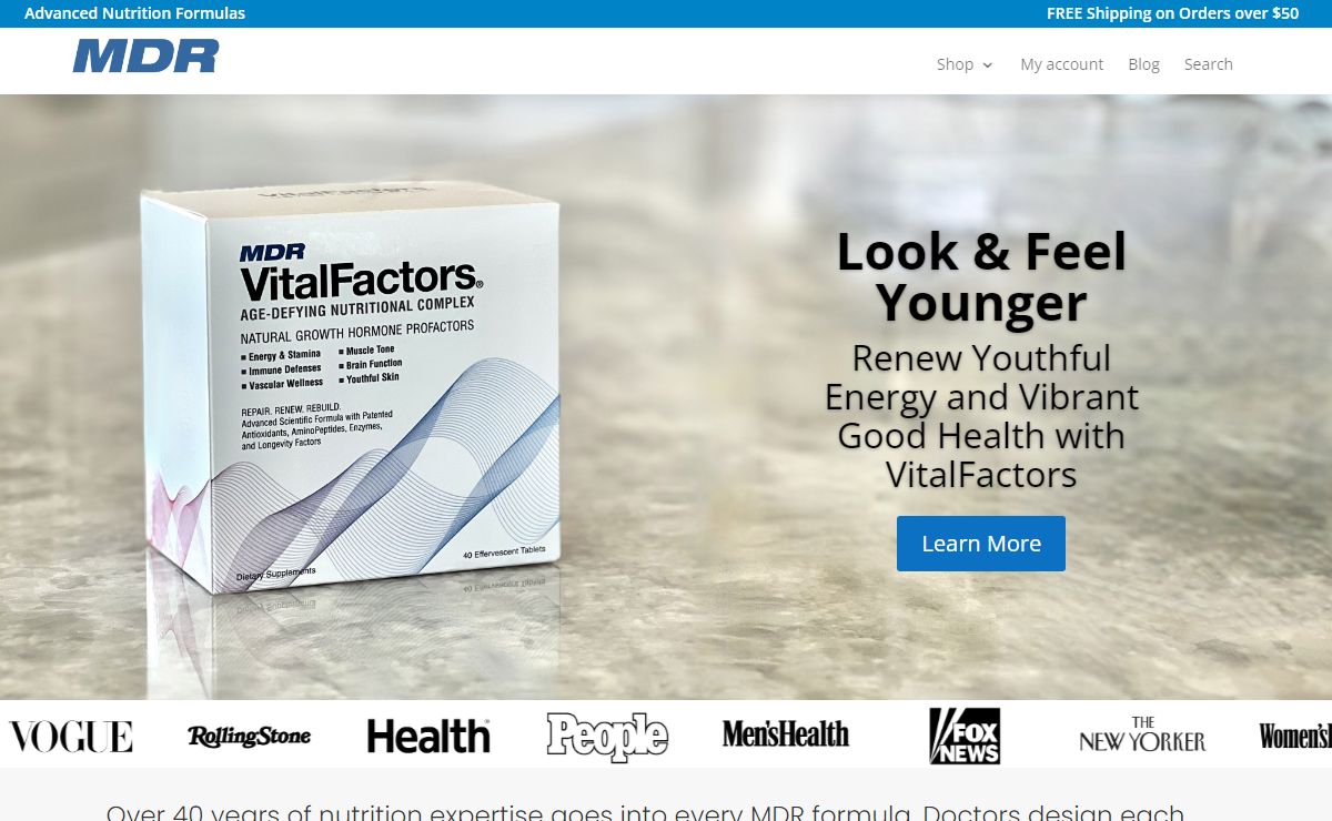 » MDR Nutrition Science | Formulas for Health, Fitness, & Longevity