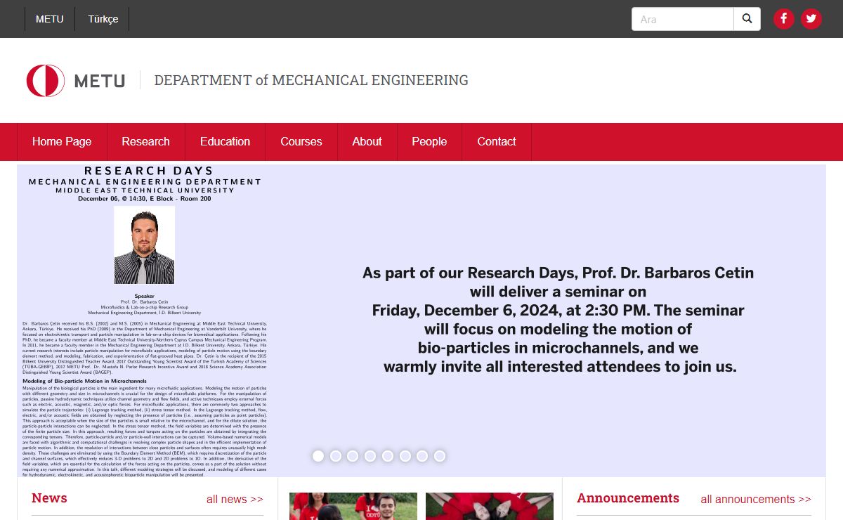 DEPARTMENT of MECHANICAL ENGINEERING
