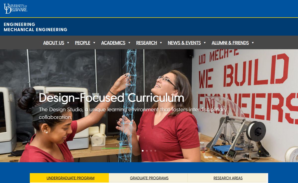 Mechanical Engineering at the University of Delaware