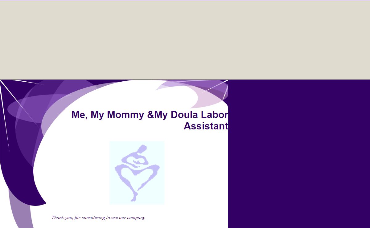 Me, My Mommy &My Doula Labor Assistant