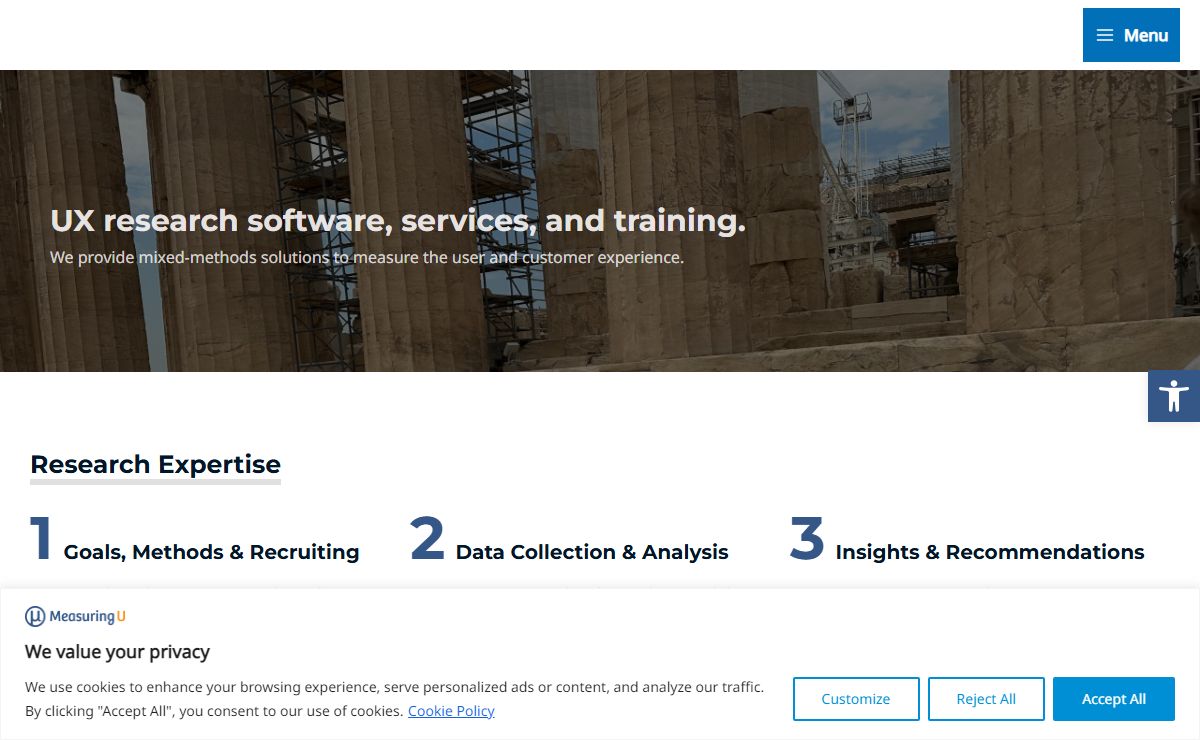 MeasuringU – UX Research and Software