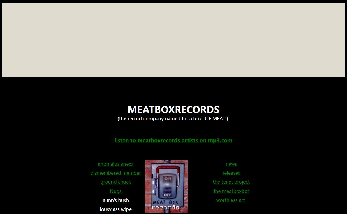 welcome to meat box records