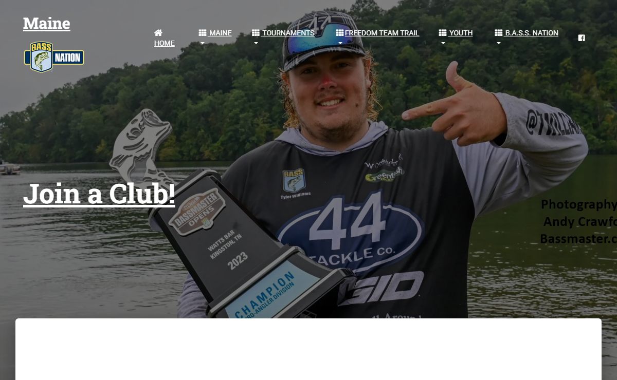 Maine B.A.S.S. Nation l Maine Bass Fishing, Bass Club, Tournament Fishing, Youth Fishing, Conservation