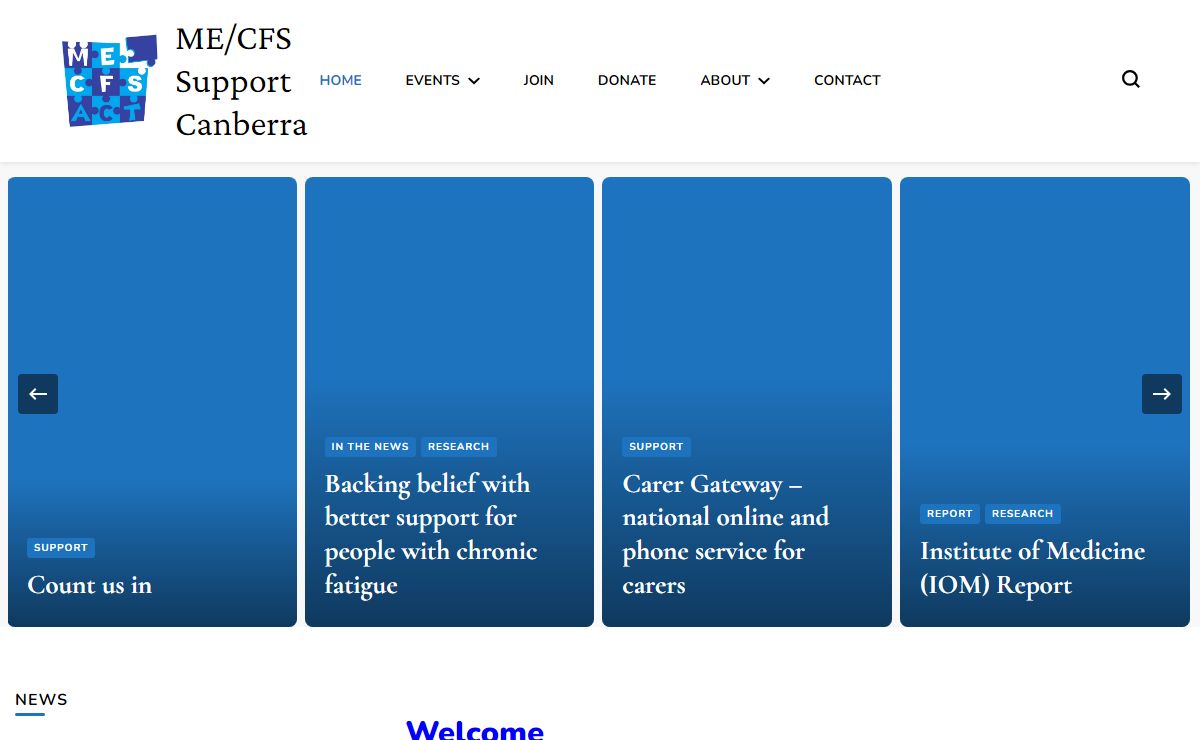 ACT ME/Chronic Fatigue Syndrome - ME/CFS Support Canberra