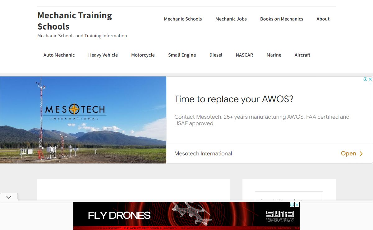 Mechanic Training Schools