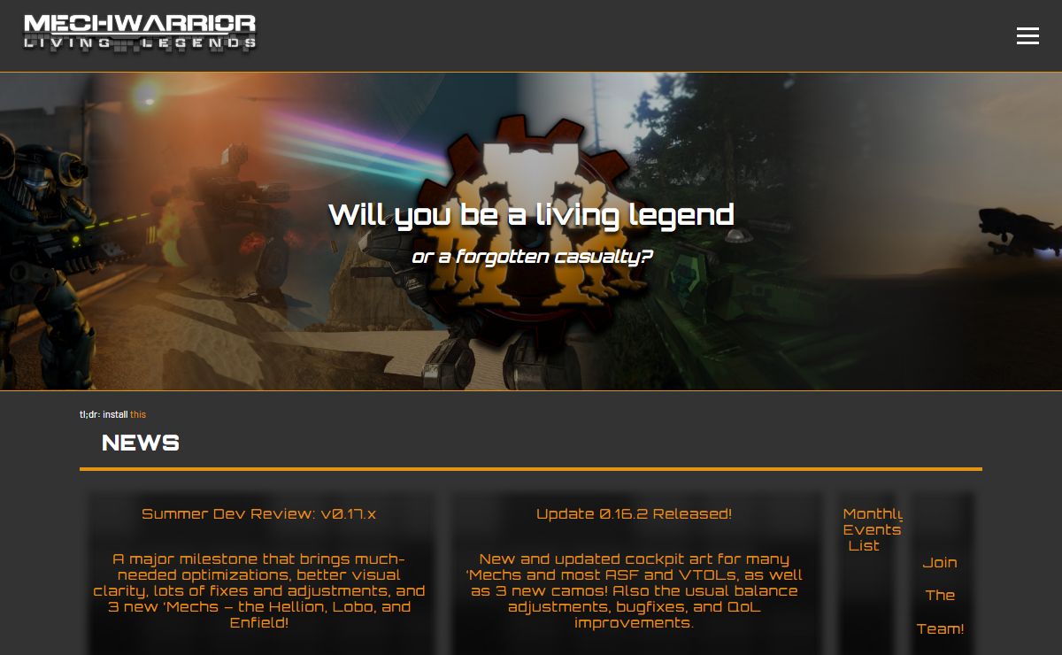 MechWarrior: Living Legends