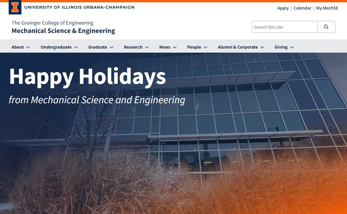 Home | Mechanical Science & Engineering | Illinois