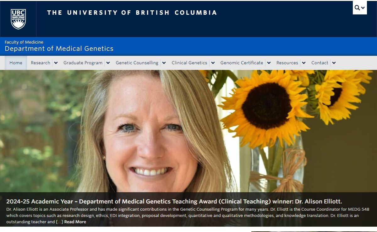 Home - Department of Medical Genetics