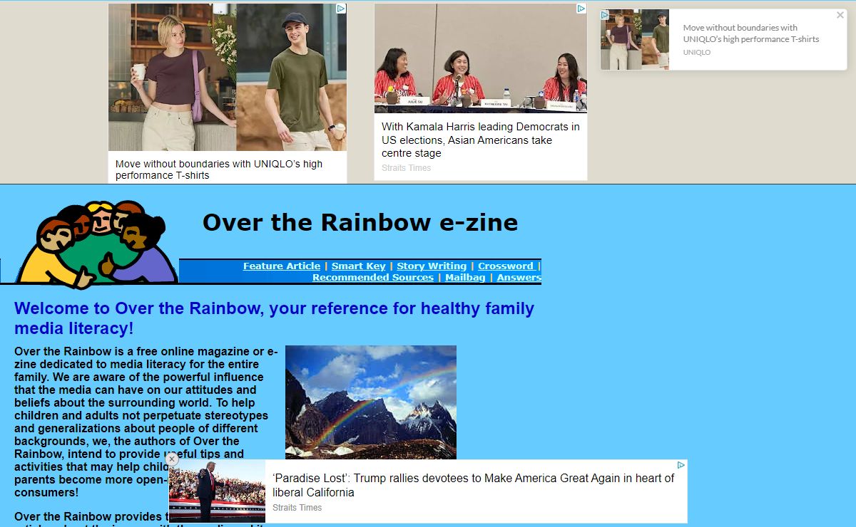 Over the Rainbow e-zine