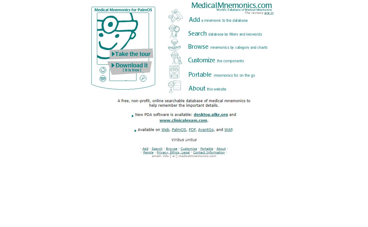 Medical Mnemonics .com: World's Database of Medical Mnemonics