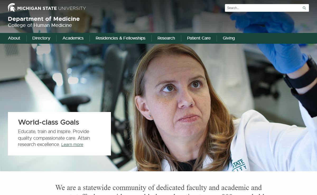 Department of Medicine | Michigan State University