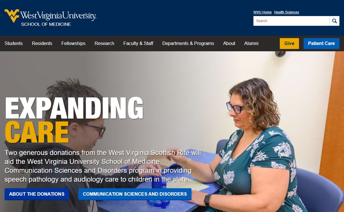 Home | School of Medicine | West Virginia University