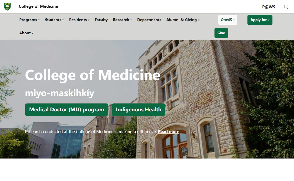 College of Medicine | University of Saskatchewan