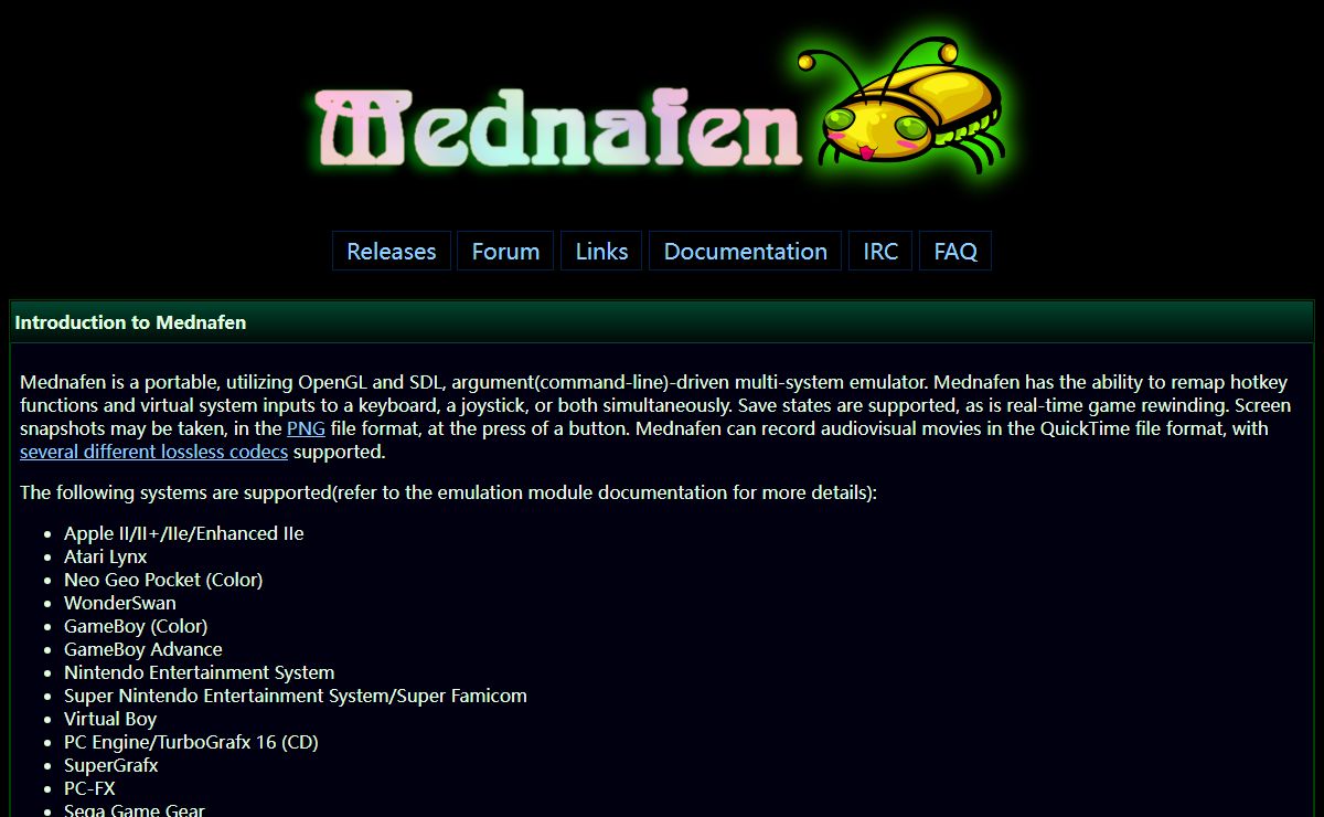 Mednafen - Multi-system Emulator
