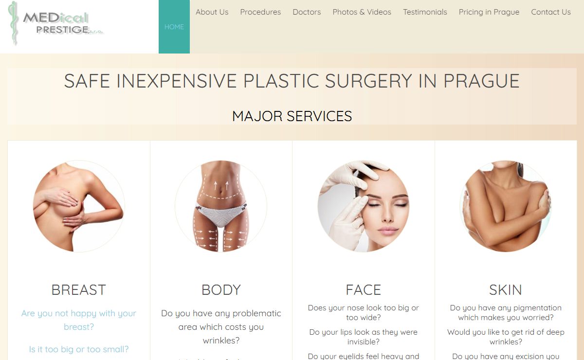 Plastic and Cosmetic surgery in Prague