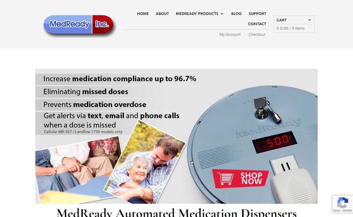 Medready Medication Dispenser | Automatic Pill Dispenser with Alarm