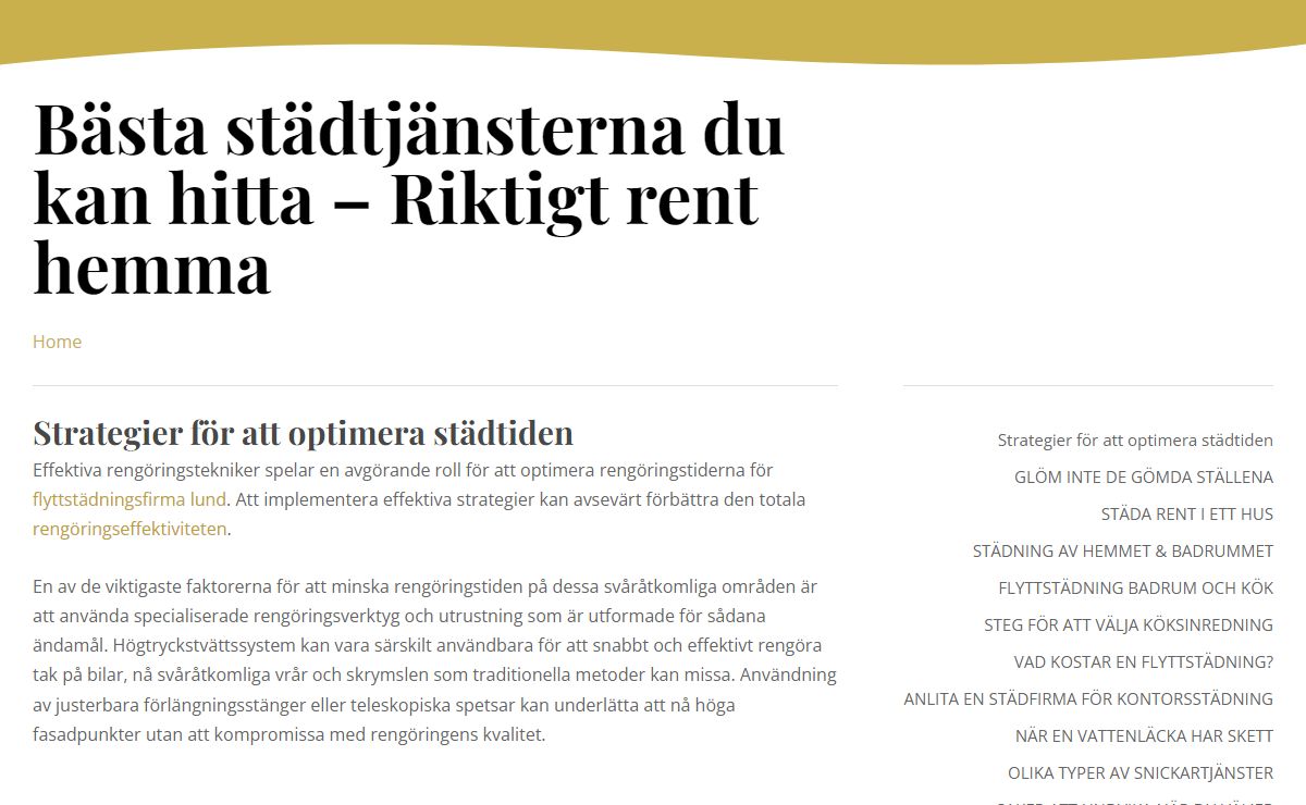 Bästa städtjänsterna du kan hitta – Riktigt rent hemma