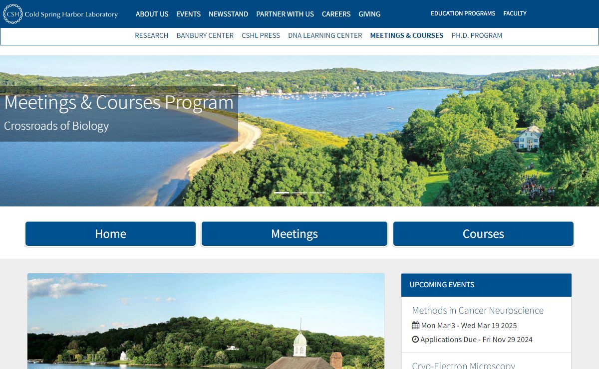 Cold Spring Harbor Laboratory - Scientific Meetings & Courses Program