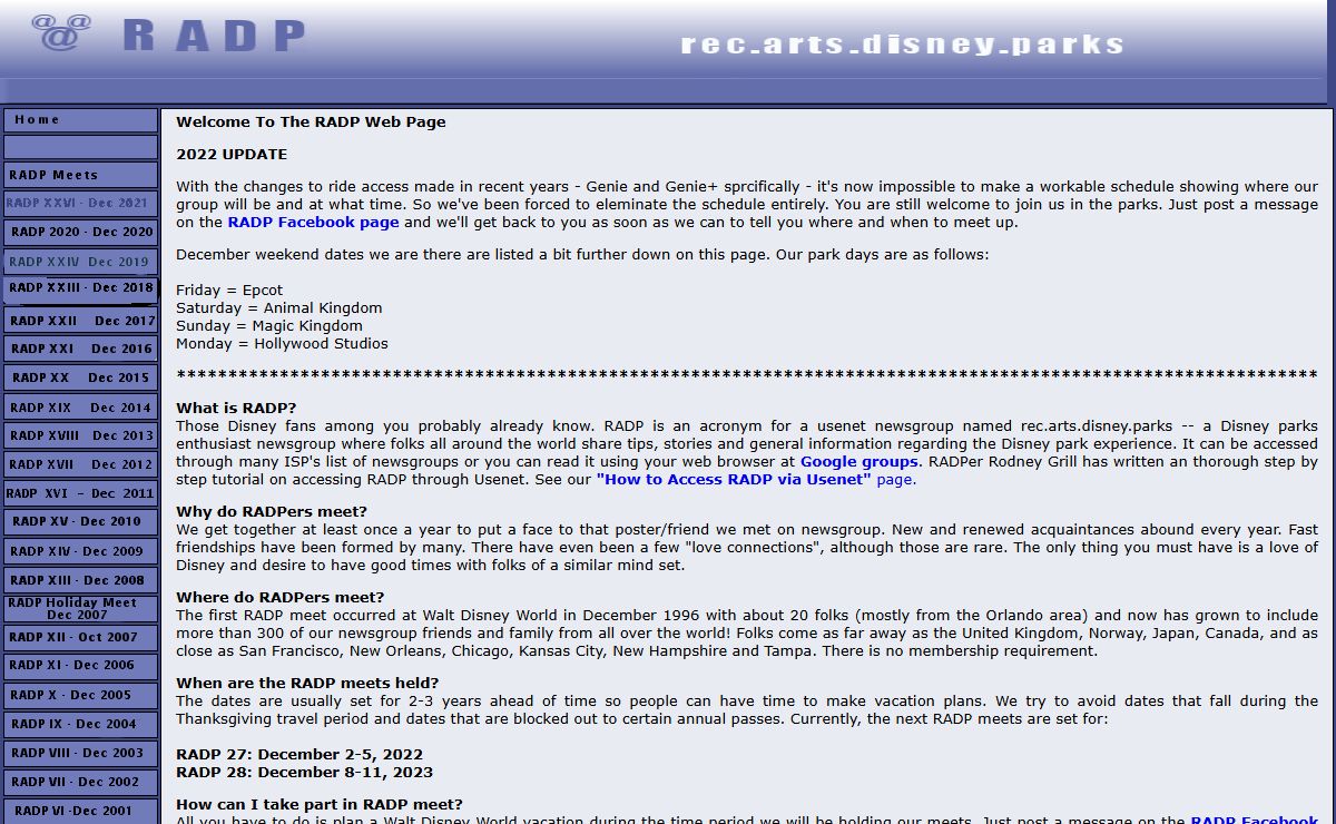 Welcome To RADP.org