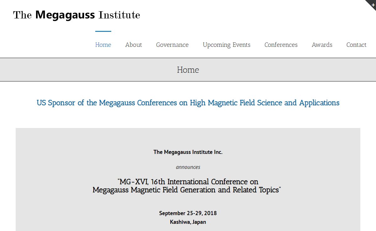The Megagauss Institute